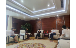 市金融辦帶領冠世公司赴交通銀行 洽談農擔業務