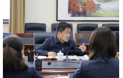 開發區黨工委書記范志忠一行調研冠世擔保公司