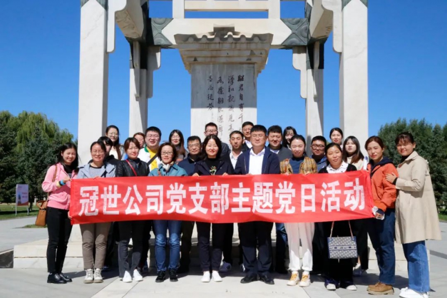 冠世公司黨支部開展“中華民族一家親 同心共筑中國夢”主題黨日活動——組織參觀昭君博物院